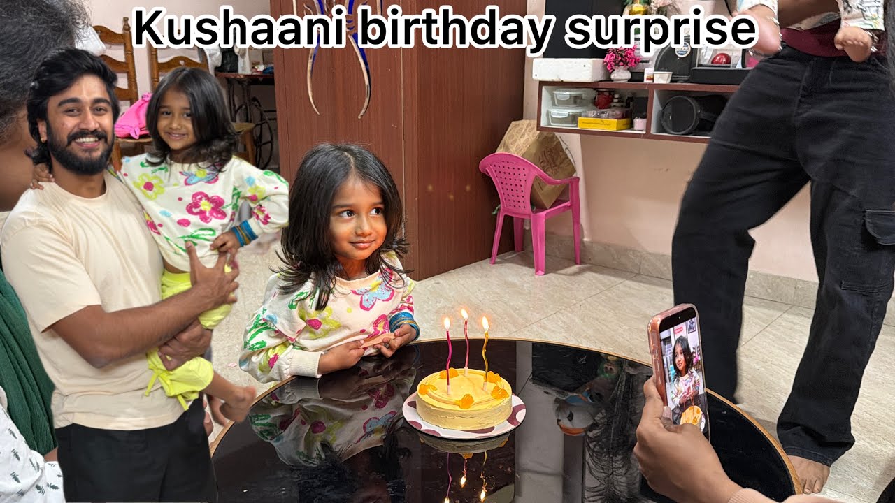 Kushaani birthday ge full surprises 😍|| #varunaradya @VarunAradya31 