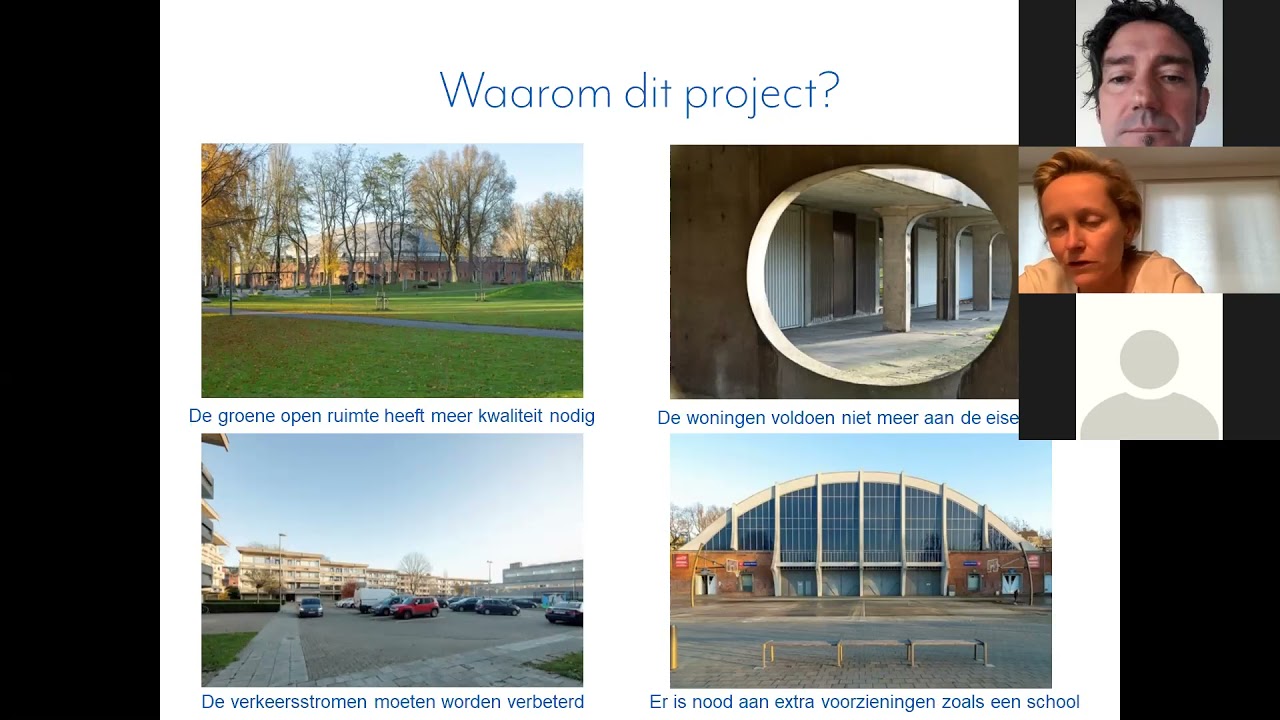 Digitaal infomoment 20/4/2021 over toekomstplannen Arenawijk