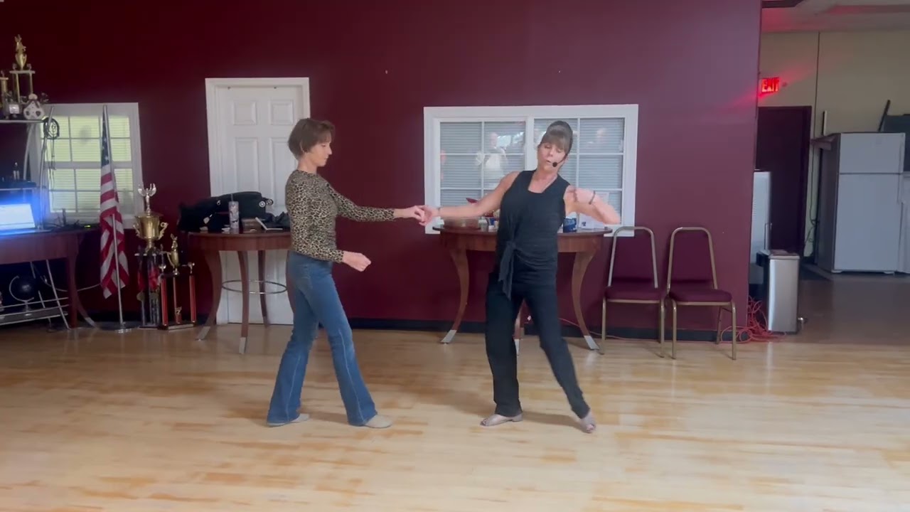 Beginner/Novice WCS Sugar push and left side pass plus variations
