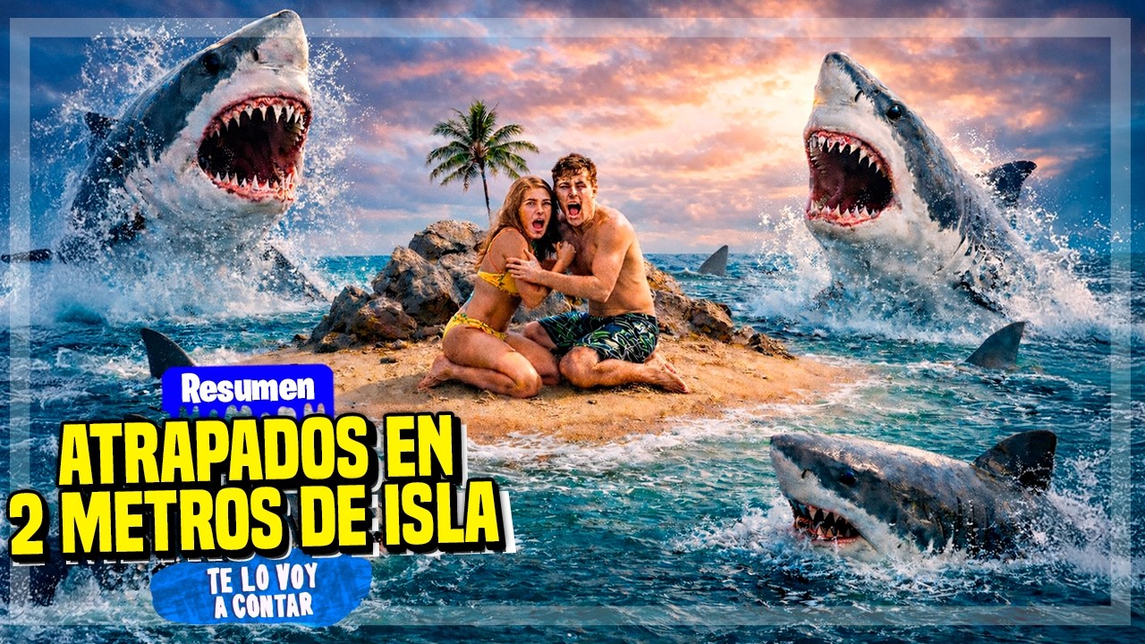 PERDIDOS EN UNA ISLA DE 2 METROS RODEADOS POR TIBURONES (Resumen)