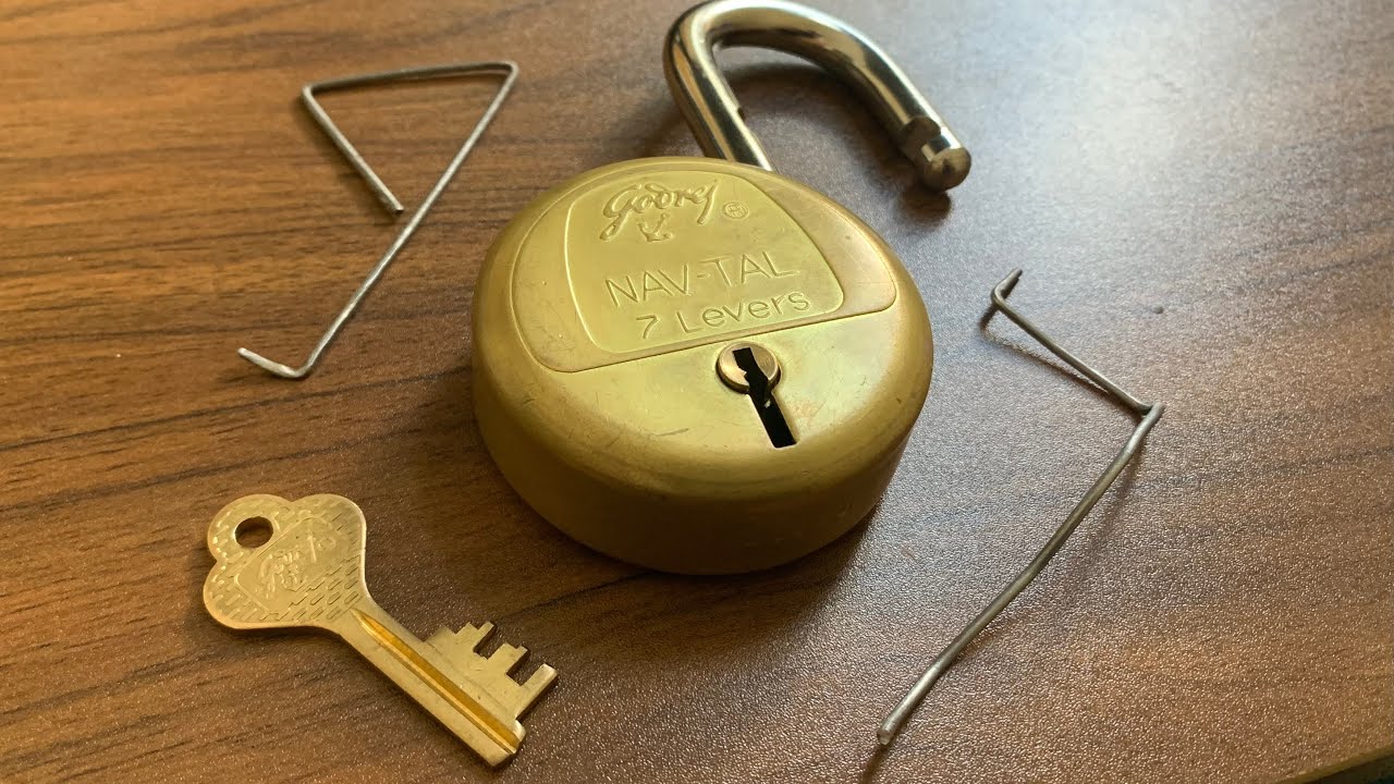 [27] Godrej Nav-Tal 7-Lever Padlock Picked