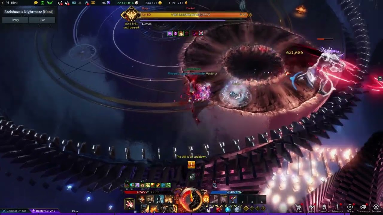 ilv1540 Firepower Artillerist Hard Mode Prokel Training - Lost Ark