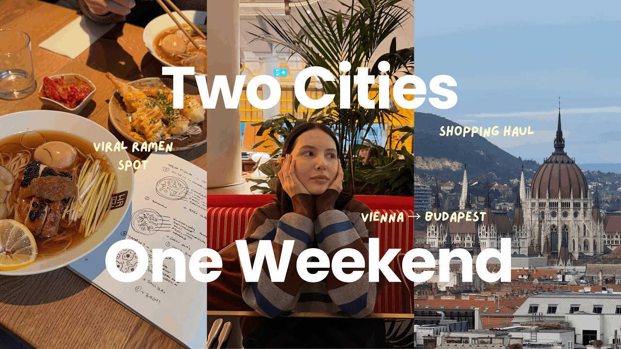 Weekend in Vienna & Budapest | Travel Vlog, Best Food Spots, Shopping, Room Tour & iPhone Unboxing