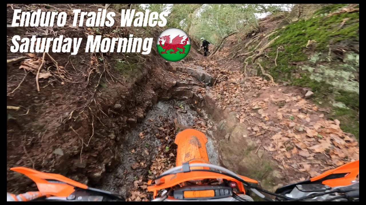 Enduro Trails Wales - Saturday Morning Ride - Usk (Full Route)
