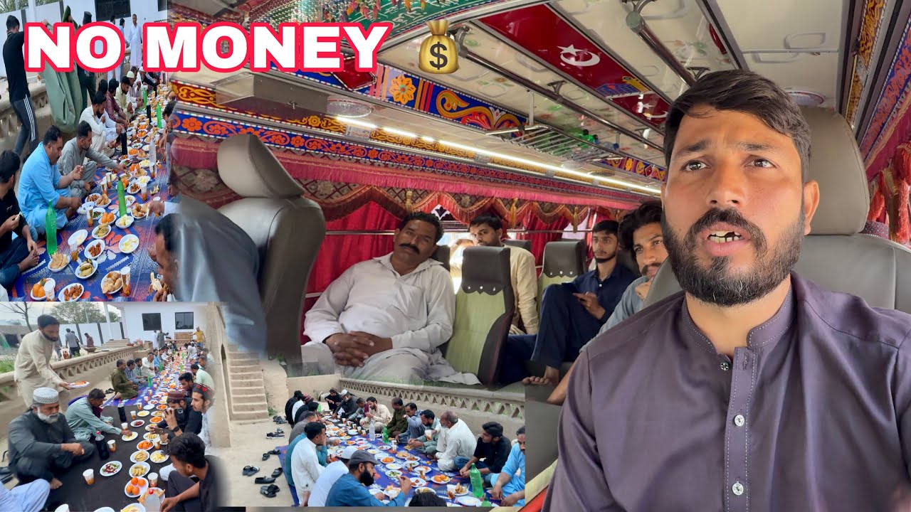 Without Money 💰 Local Travel Pakistan + Iftar Party All YouTuber | Mr Asad