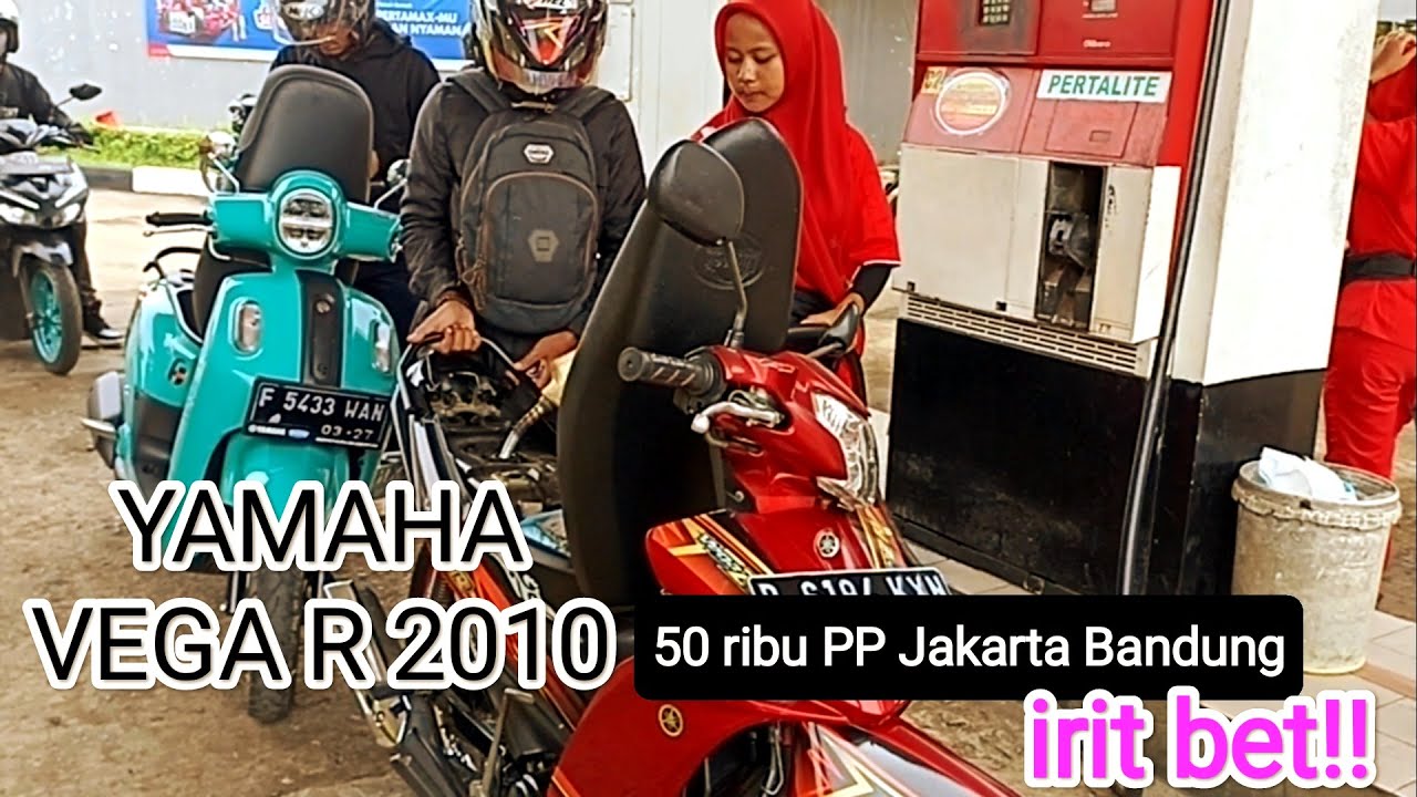 6 Jam menuju Bandung pakai motor Yamaha Vega