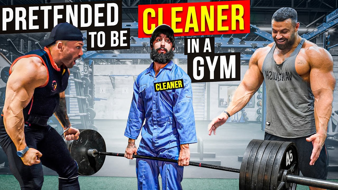 Elite Powerlifter Pretended to be a CLEANER #8 | Anatoly GYM PRANK
