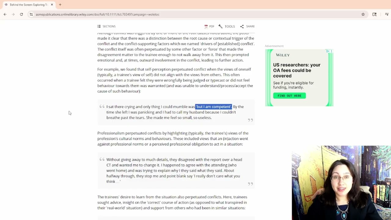 Exploring Trainee Experiences With Consultant-Involved Conflicts Through Reddit Narratives