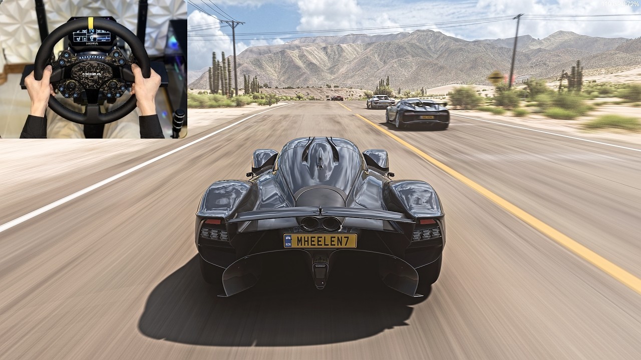 1559HP Aston Martin Valkyrie 2023 |Racing Hypercar Forza horizon 5 |Steering Wheel Gameplay