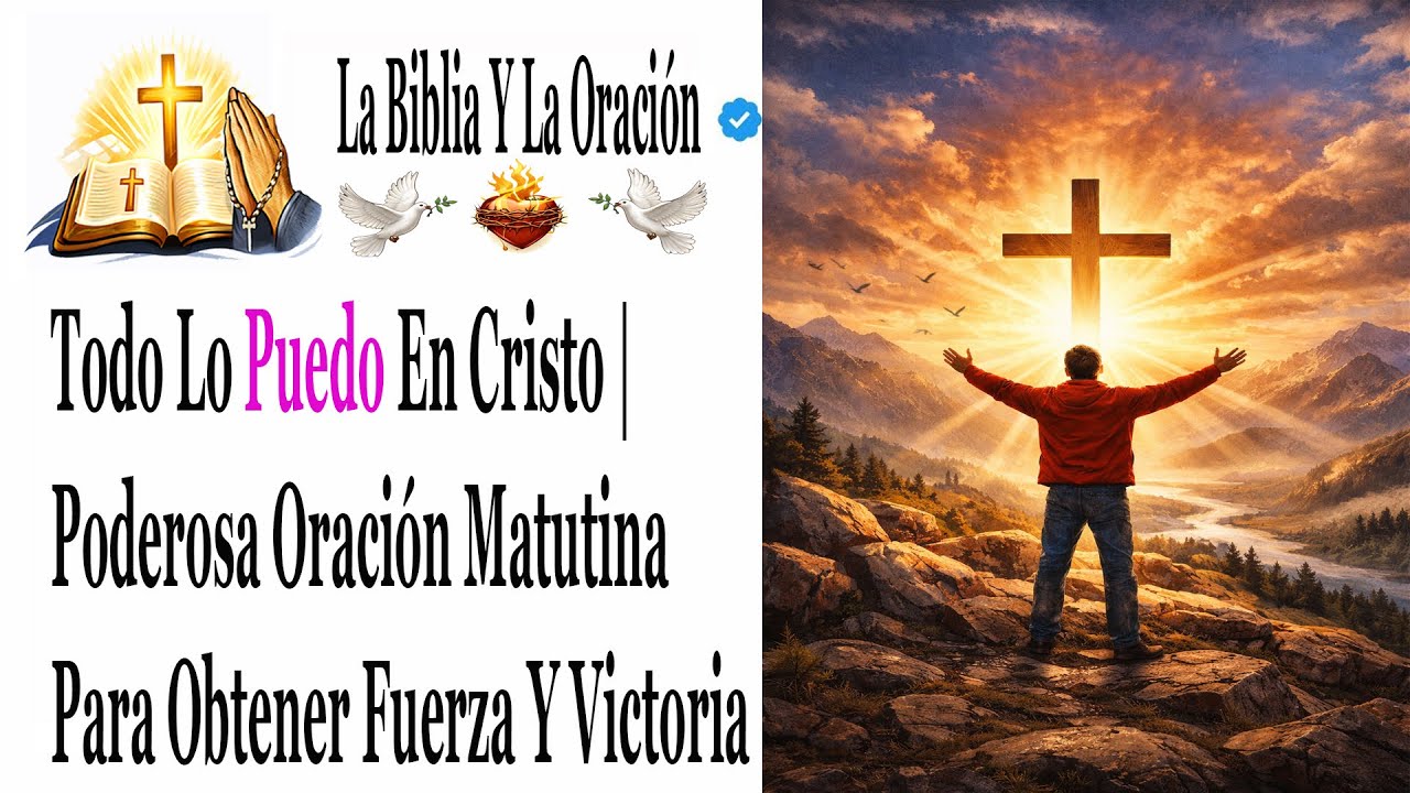 Todo Lo Puedo En Cristo | Poderosa Oración Matutina Para Obtener Fuerza Y ​​Victoria...