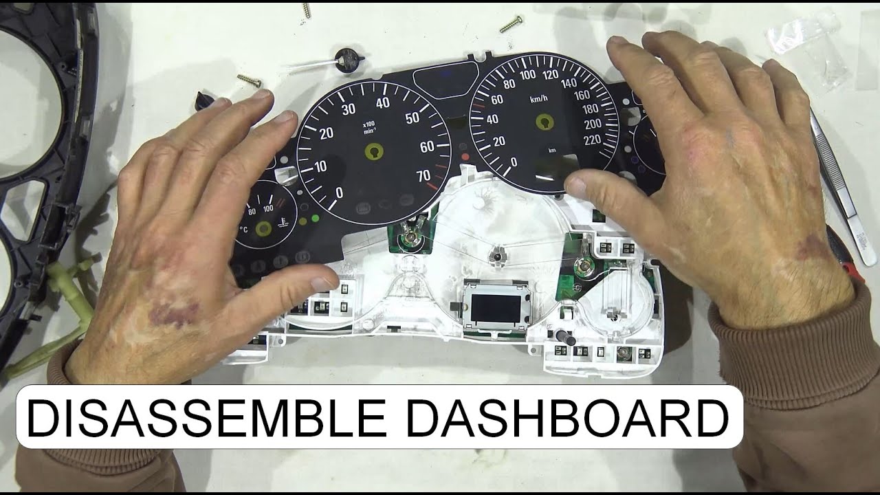 DISASSEMBLE OPEL ASTRA G DASHBOARD
