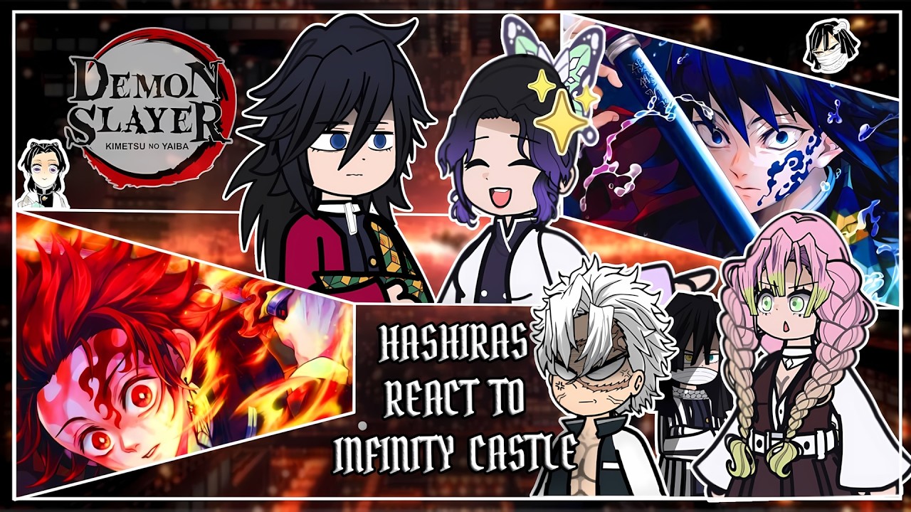 Hashiras react to Tomioka Giyuu & Tanjiro Kamado | Infinity Castle | KNY | GACHA REACT
