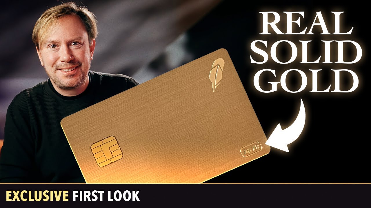 Robinhood Credit Card Unboxing — It's REAL Gold!