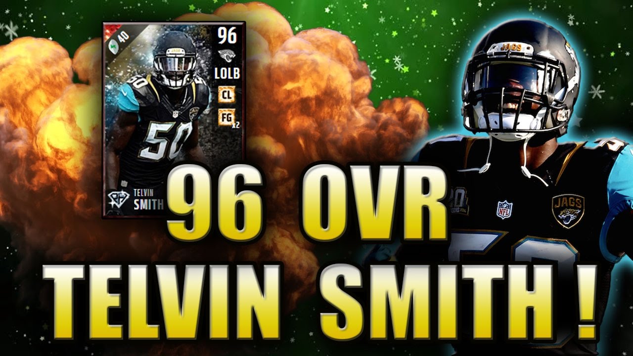 TELVIN CAN DO IT ALL! (96 TELVIN SMITH GAMEPLAY) - MADDEN NFL 17 ULTIMATE TEAM