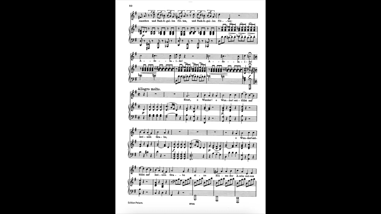 Adelaide - L. V. Beethoven