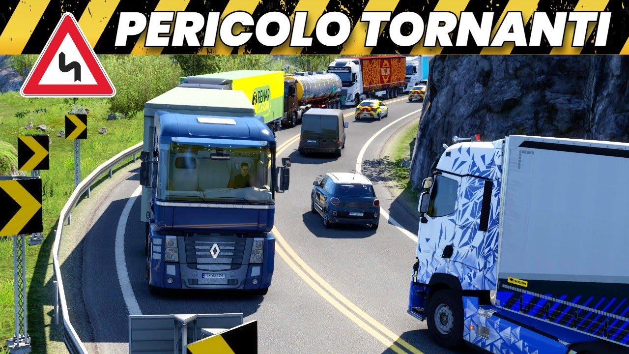 La STRADA PIÙ IMPEGNATIVA di EURO TRUCK SIMULATOR 2!