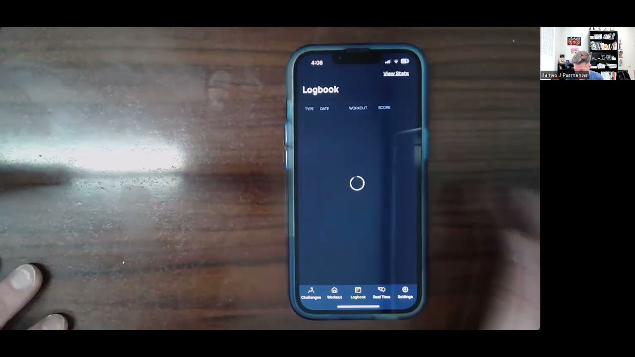 Использование приложения ErgData Phone для Concept2