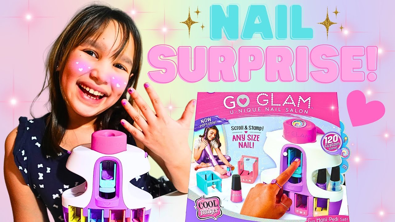 UNBOXING Go Glam U-nique Nail Salon with 250 flawless nail art SURPRISES!!