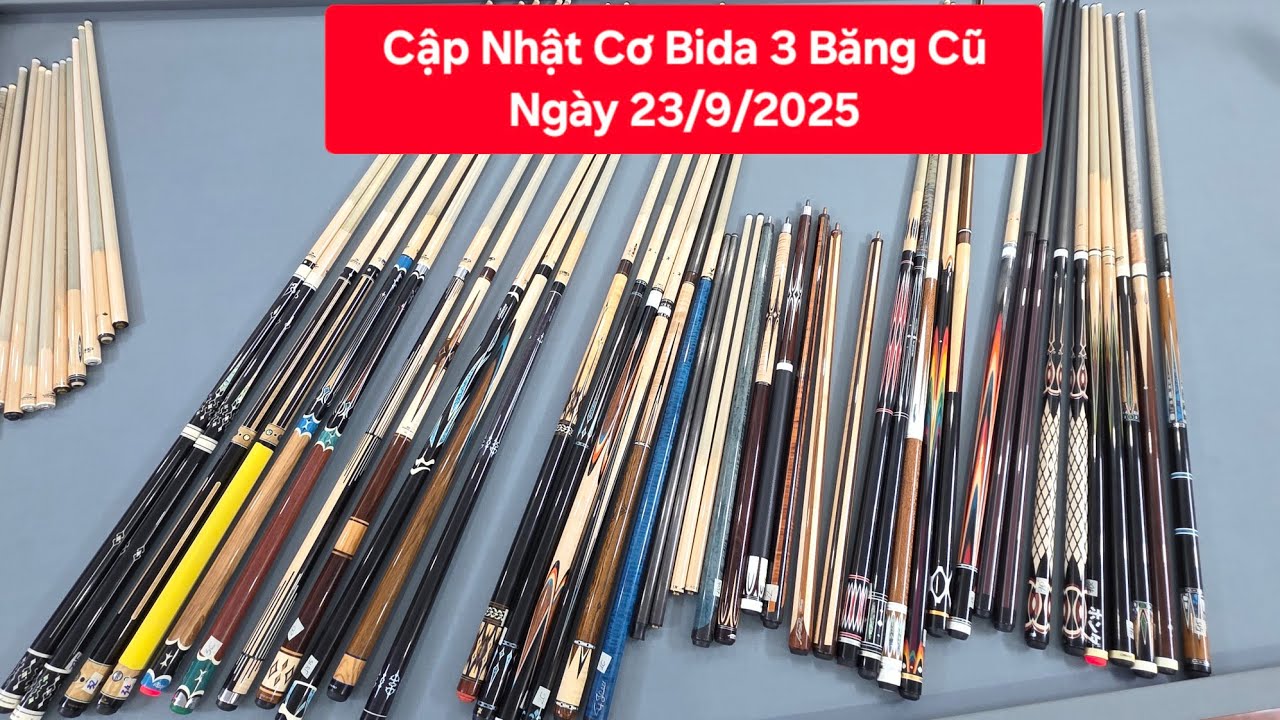 Cơ Bida 3 Băng cũ cập nhật ng&agrave;y 23/9/2025