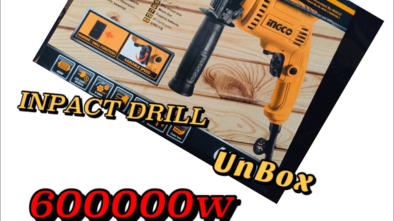 Impact Drill 2021| SuperSelect INGCO Drill 680W | Unboxing