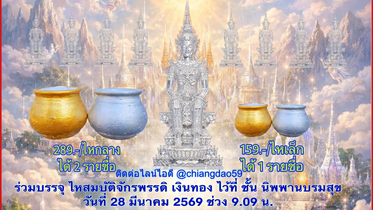วันที่ 6 มีนาคม พ.ศ. 2569 ร่วมฟังหลวงตาม้าบรรยายธรรม 19.30-21.00 น.