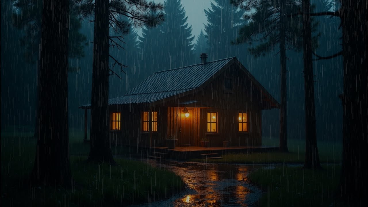 Perfect Rain Sounds For Sleeping And Relaxing - Rain And Thunder Sounds For Deep Sleep, RELAX, Study