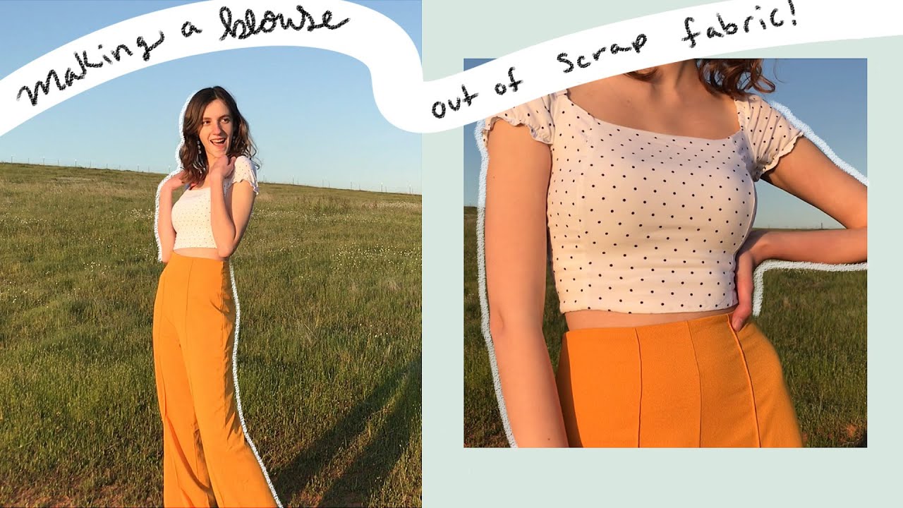 Sewing a Blouse out of Scrap Fabric!