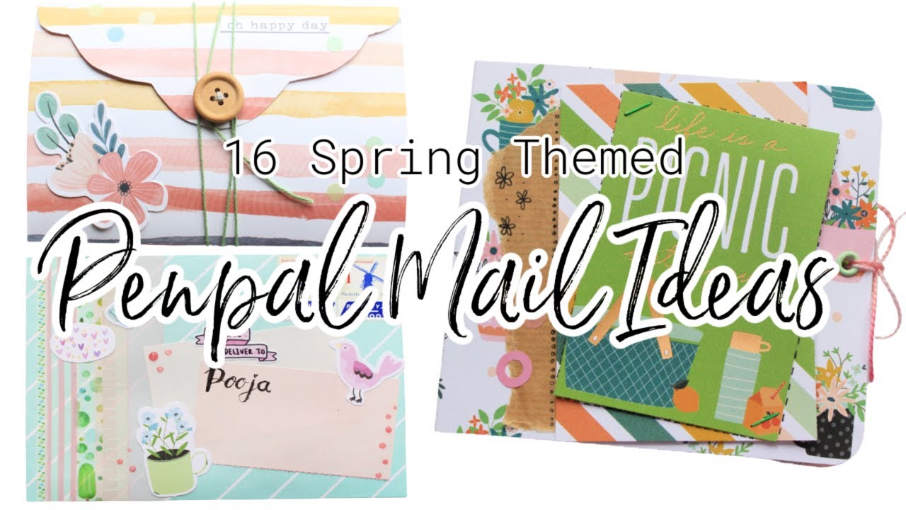 🐣 Snail Mail: 16 Outgoing Pen Pal/P.O. Box Mails in SPRING THEME! 🌷