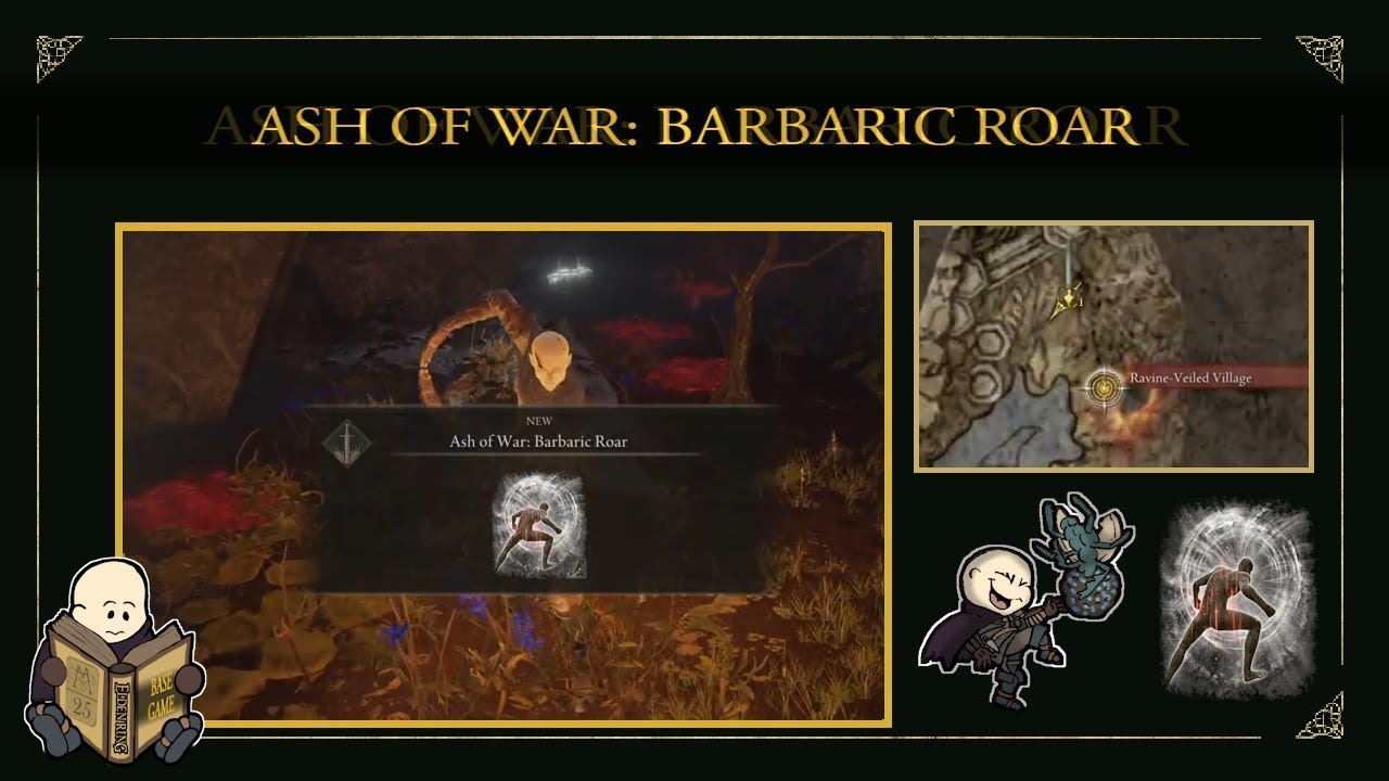ELDEN RING™  Ash of War: Barbaric Roar location