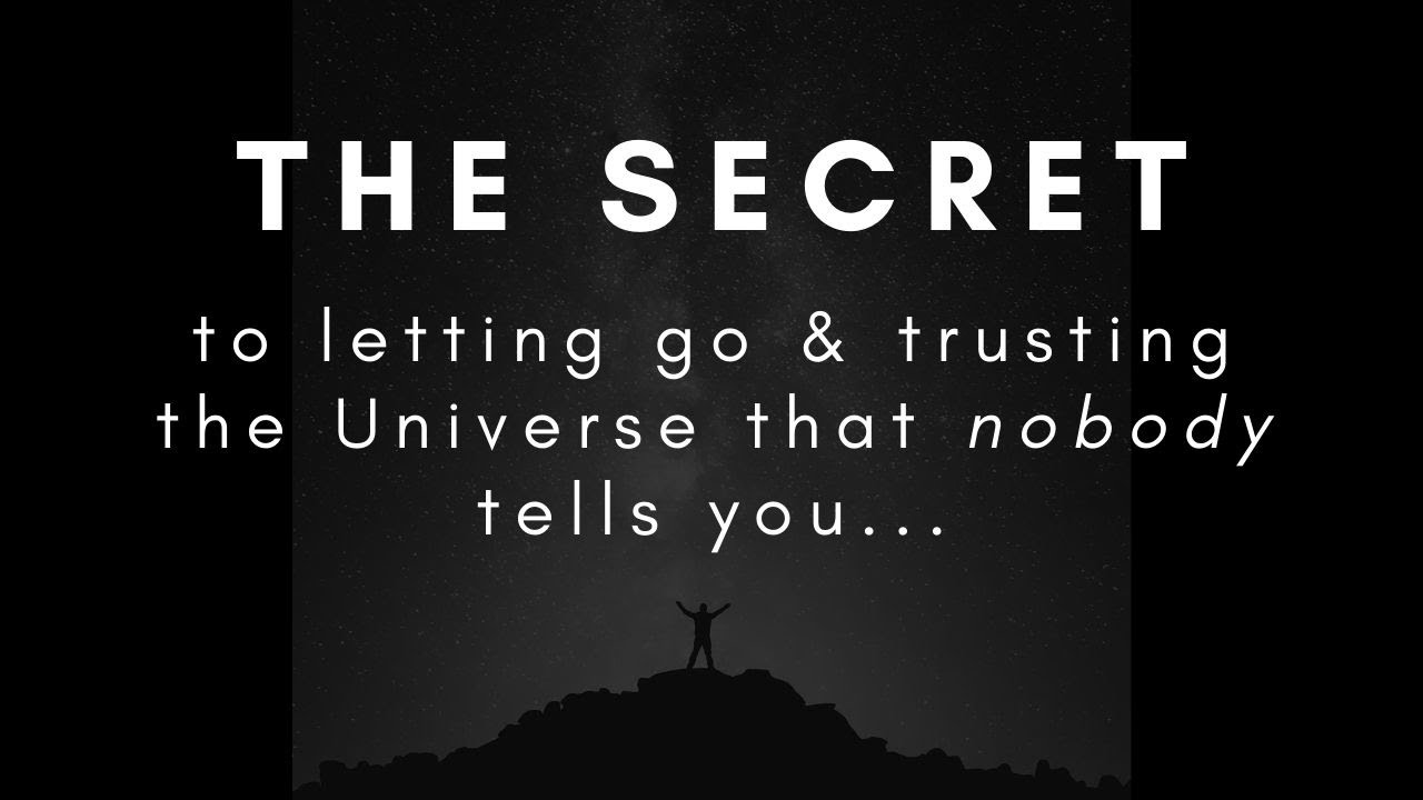 How to Let Go and Trust the Universe ⎮The VIBRATION of Letting Go & Trusting the Universe ❤︎