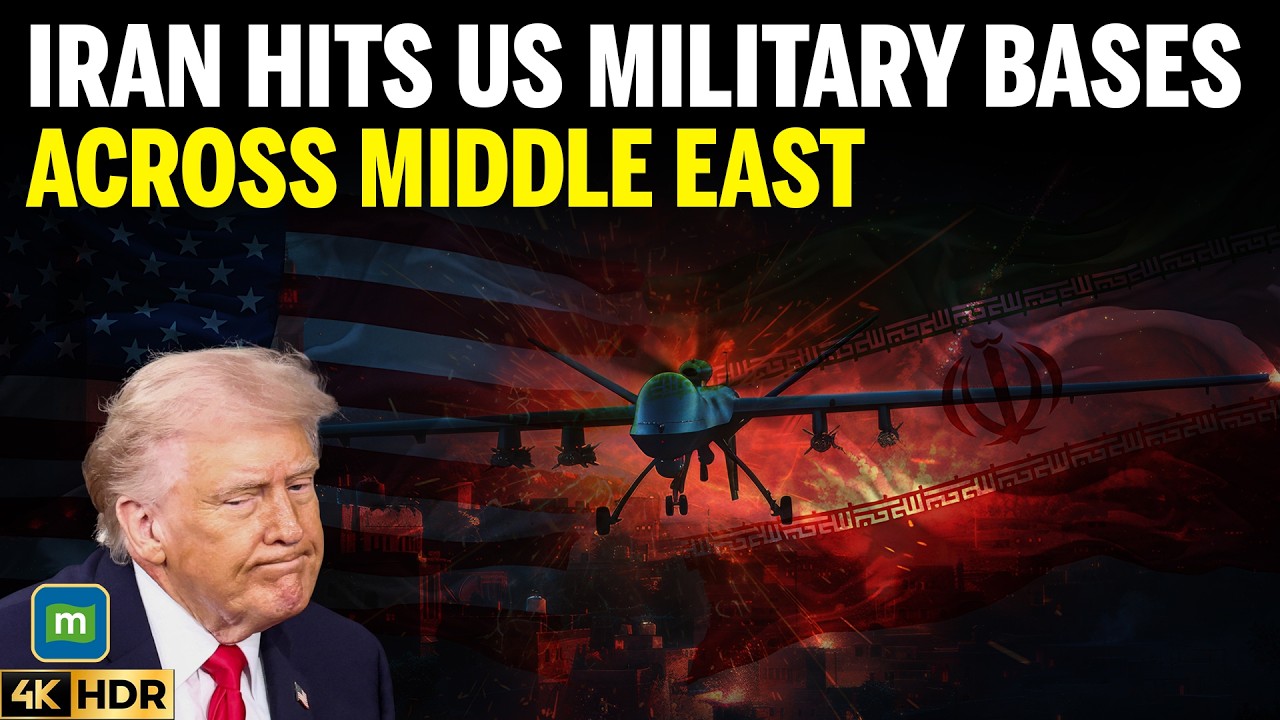 Iran Targets US Military Communication Bases in Bahrain, Qatar & Kuwait | 4K | N18G