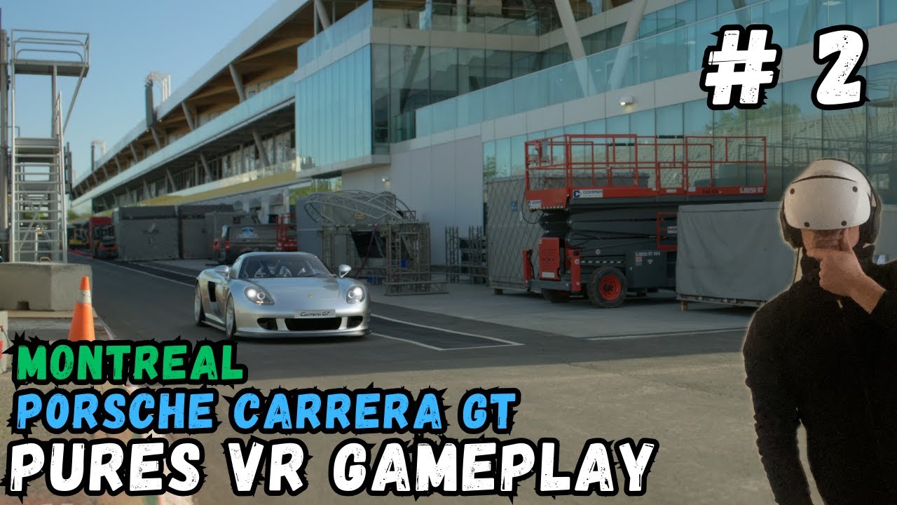 Porsche Carrera GT in VR am Limit - Circuit Gilles-Villeneuve Montreal | Handschaltung & Volltuning