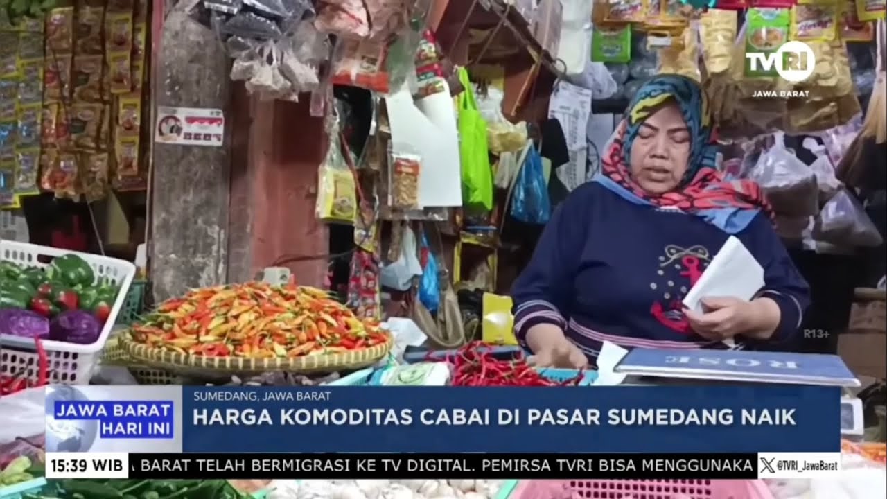 HARGA CABAI DI SUMEDANG TEMBUS 120 RIBU PER KILOGRAM