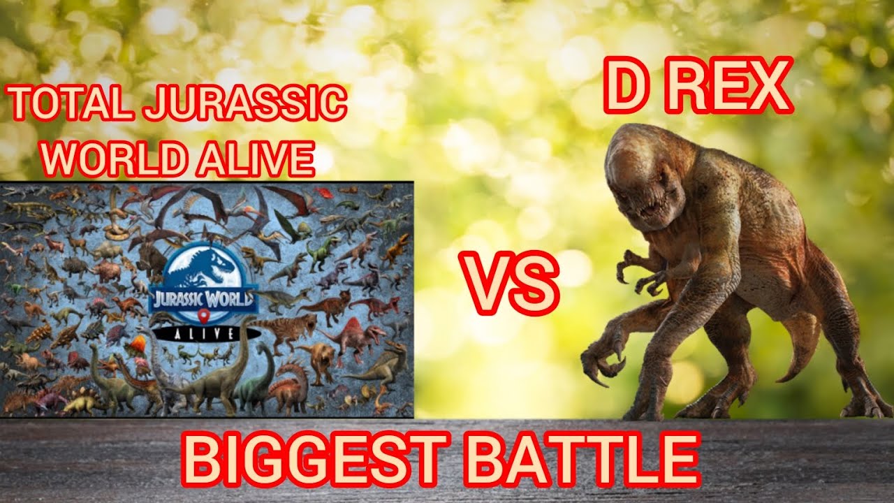 NEW THREE BATTLE WITH UNIQUE AND LEGENDARY/D REX BIG BATTLE EVENT/JURASSIC WORLD ALIVE, V 3.13#video