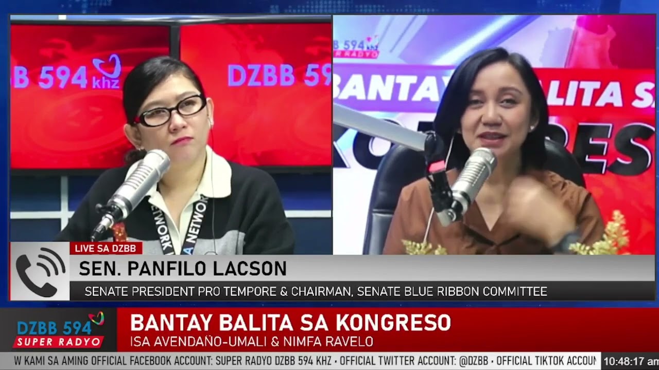 Sen. PING Lacson on Reported Junta Bid: Interview on DZBB
