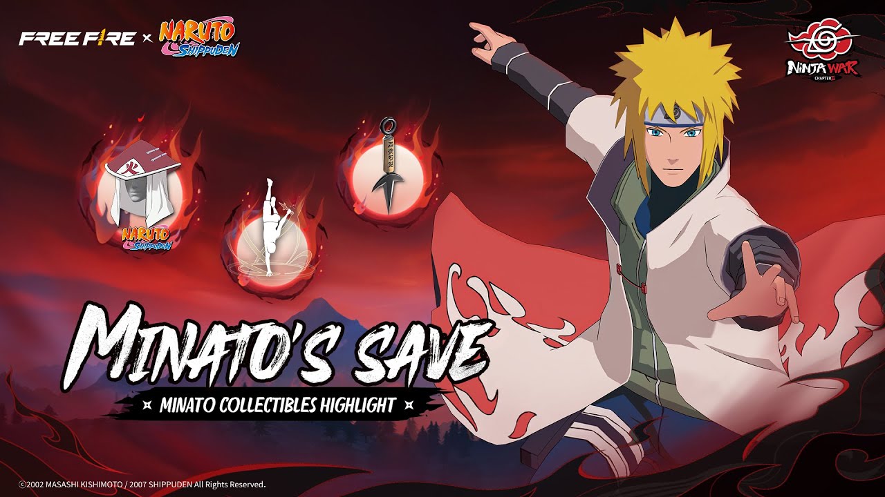 Minato&rsquo;s Save | Minato Collectibles Highlight | Free Fire x NARUTO SHIPPUDEN | Free Fire Official
