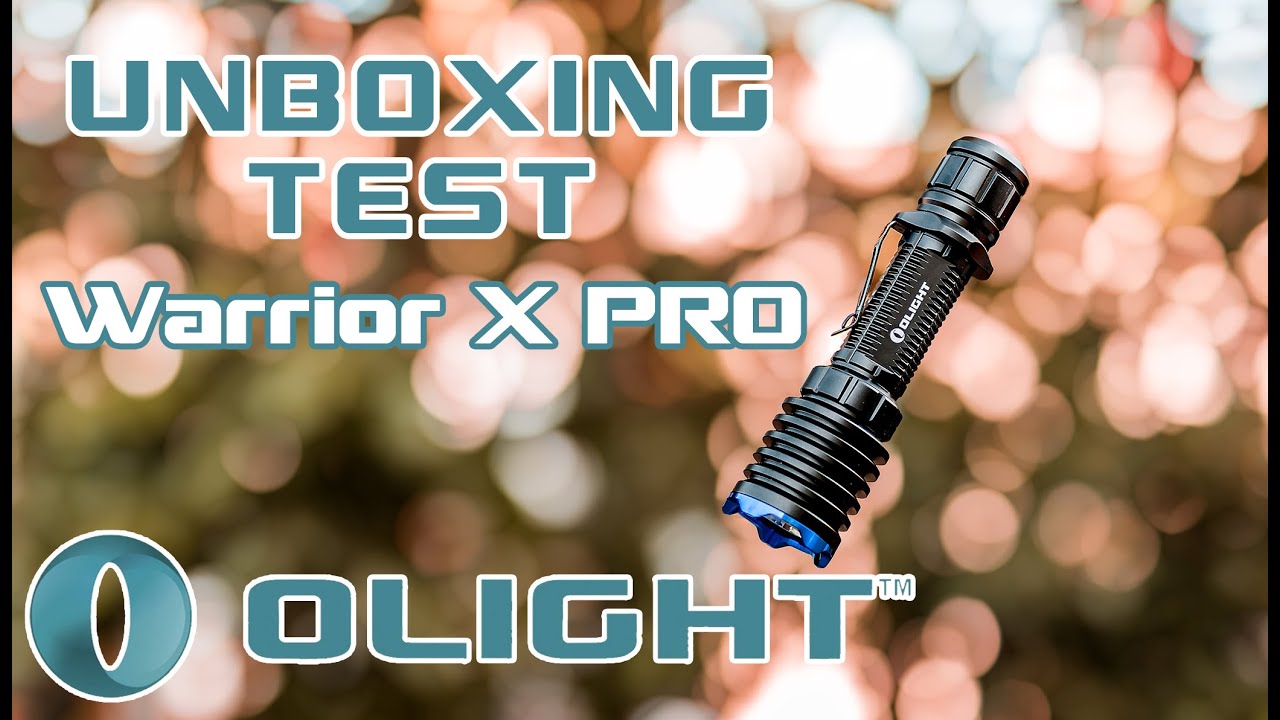 Olight Warrior X PRO 2250 lumens The best military tactical flashlight - TEST VIDEO ITALIA REVIEW