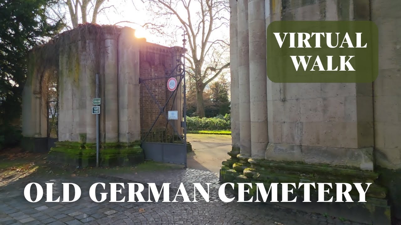 Old German Cemetery | Virtual Walking Tour For Treadmill #virtualtreadmilltour