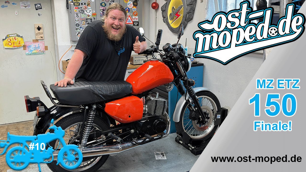 MZ ETZ 150 | Folge 10 | Endlich Zündung! - Das Finale unseres Neuaufbaus | ost-moped.de