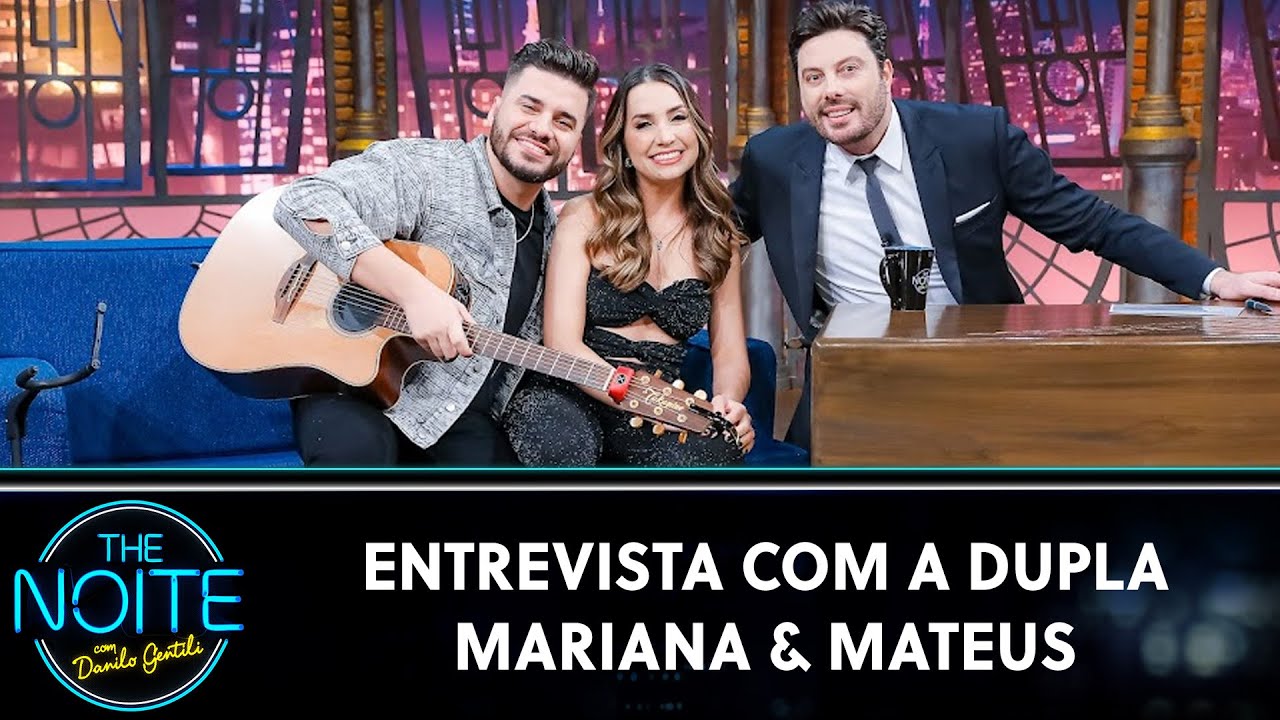 Entrevista com a dupla sertaneja Mariana & Mateus | The Noite (25/09/23)