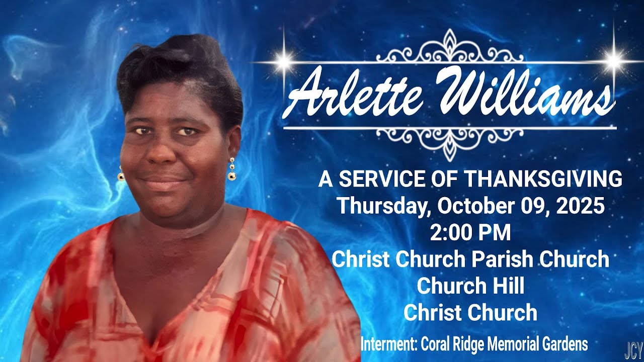A Service of Thanksgiving for Arlette Williama