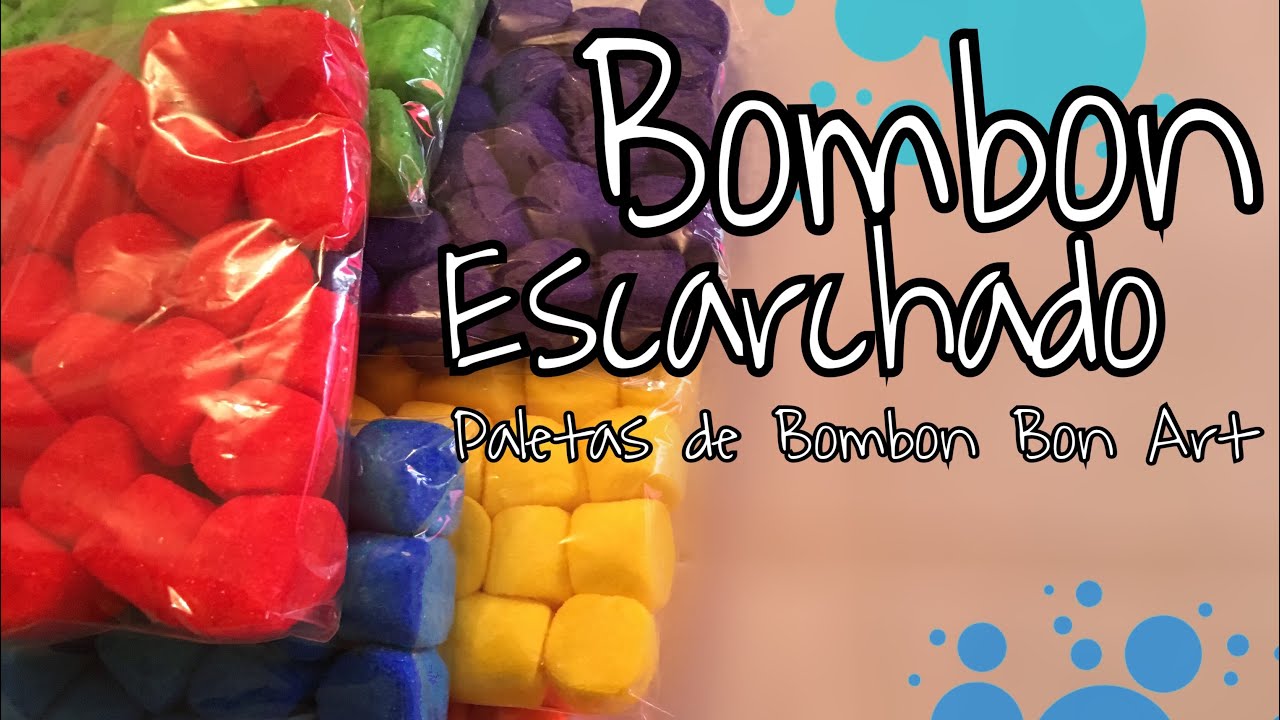 Como Pintar Azúcar y Como Escarchar Bombón | Paletas de Bombón Bon Art