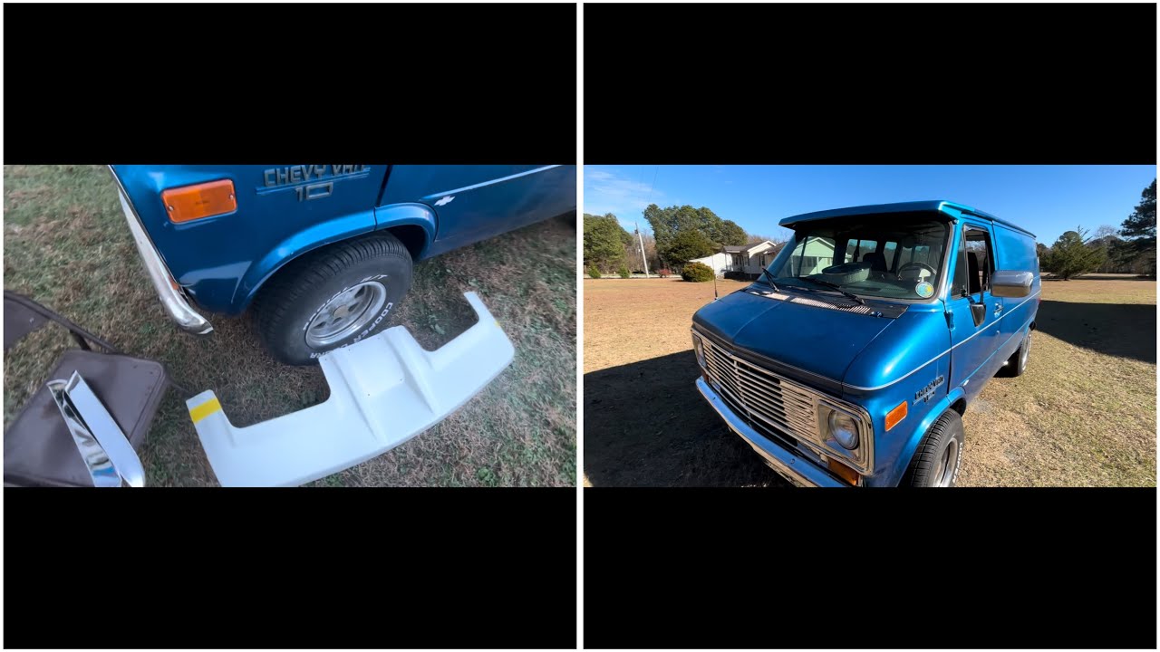 Chevy van journey 9 installing visor and chrome window visors 