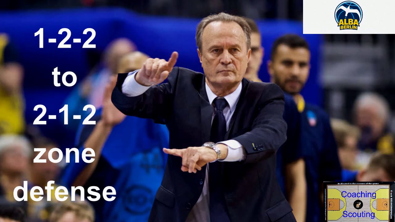 Alba Berlin 2-1-2 one defense with big man as a 