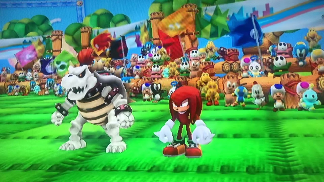 Mario and sonic at the London 2012 Olympic Games-rival showdown dry bowser #1 (knuckles)