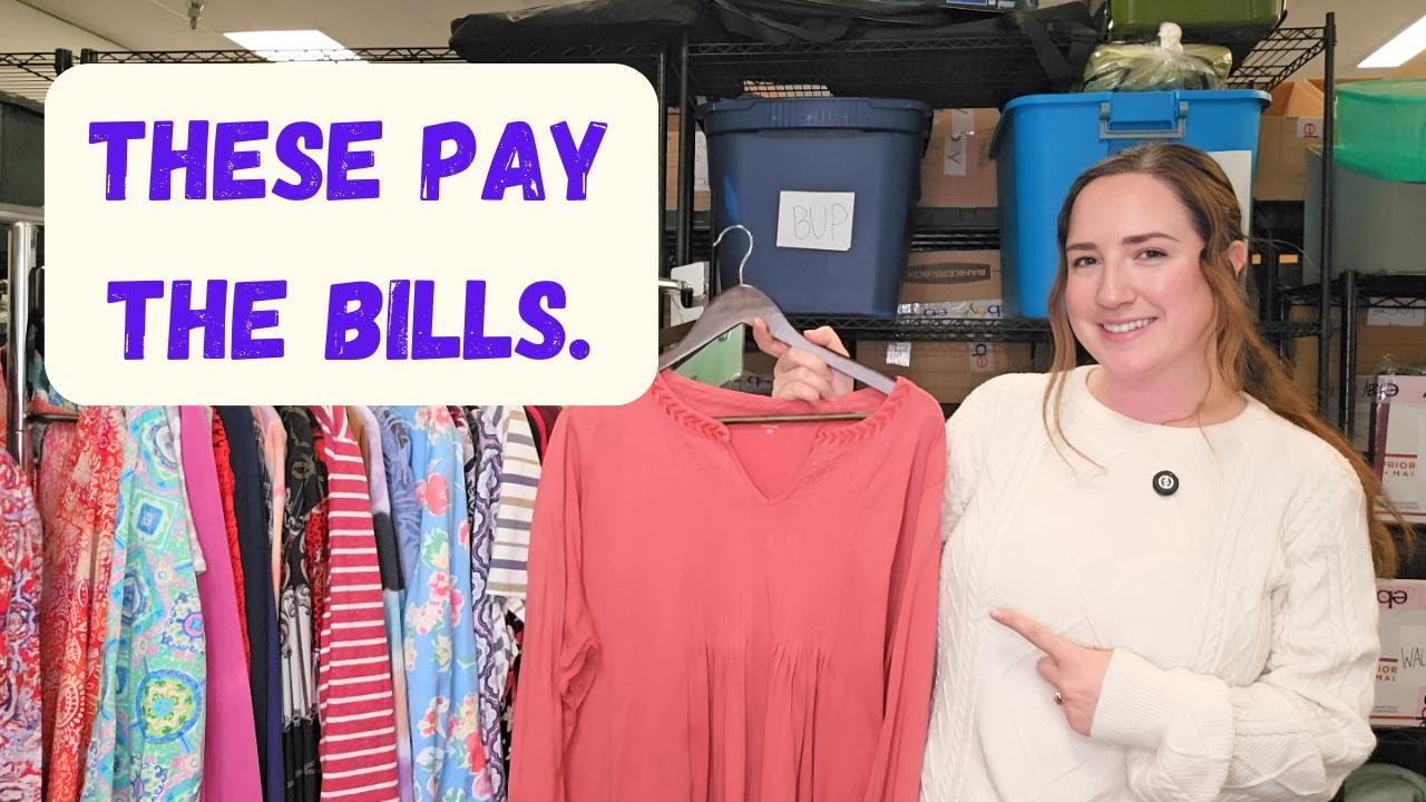 Plus Size Thrift Haul to Sell on Ebay and Poshmark