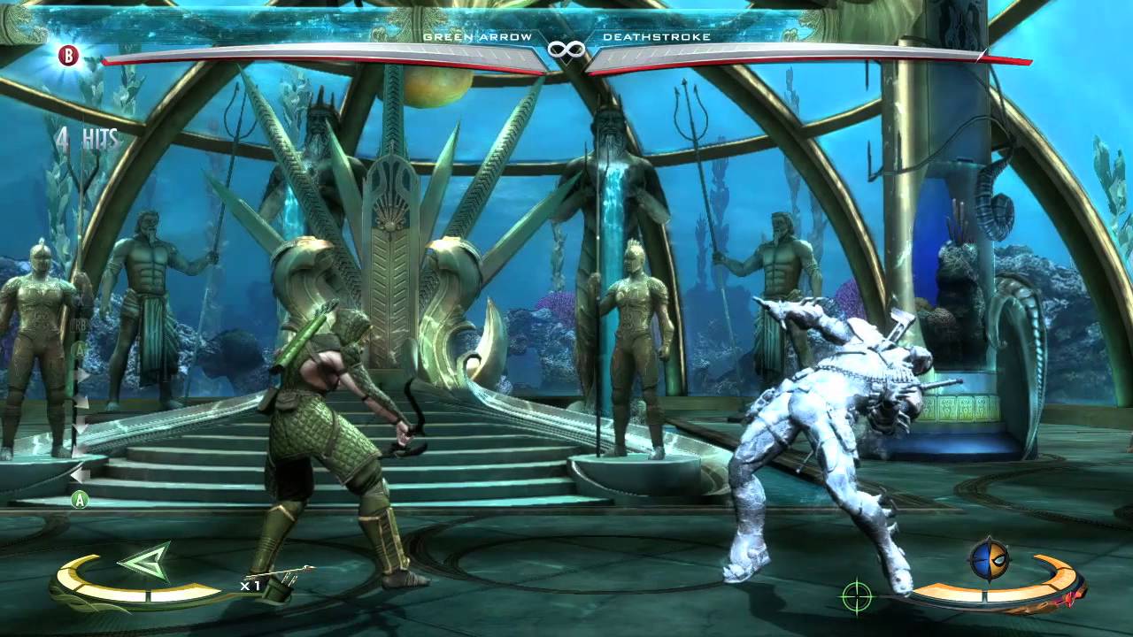 Injustice Green Arrow Combo Video