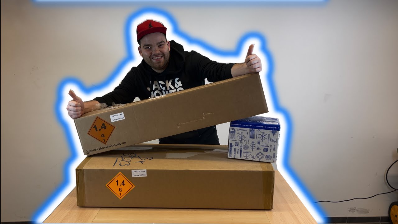 PREMIUM SILVESTER FEUERWERK BESTELLUNG 😍 2020 / 2021 💥 | FETTES PYROWEB UNBOXING | #ProfessorPyro