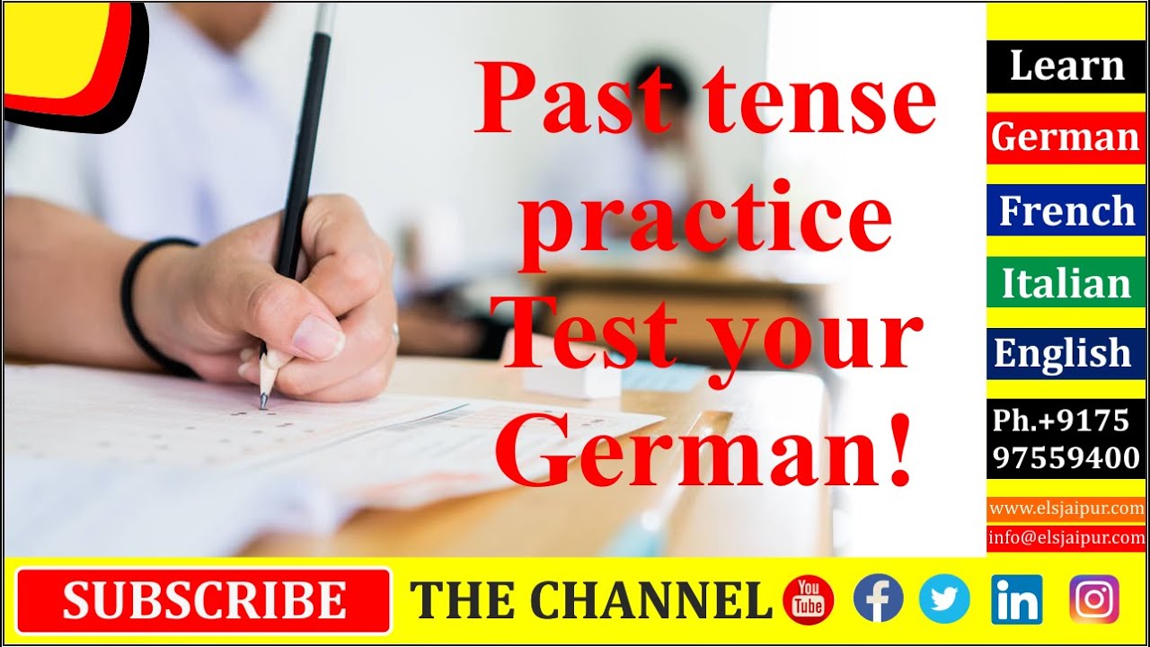 Past tense practice- Test your German! | Learn German A1 A2