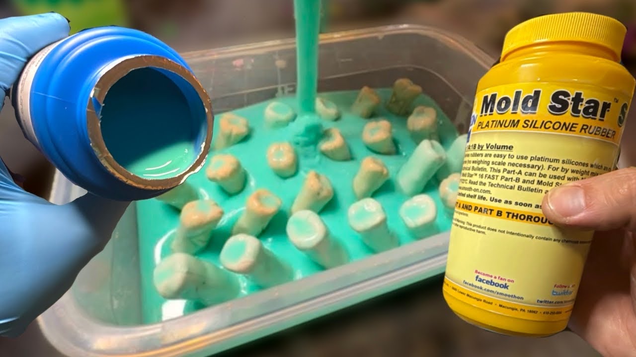 DIY Silicone Mould Making, intricate casted peices - Futhark Finger Bone Runes
